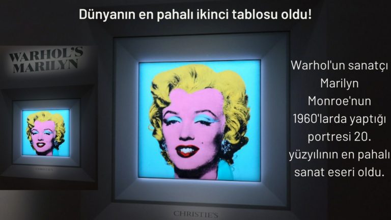 Monroe’nin portresi 20. yüzyıla ait en pahalı sanat eseri oldu