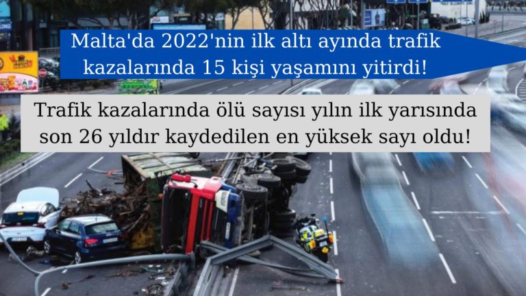 Trafikte ölüm oranı son 26 yılın en yüksek seviyesinde!