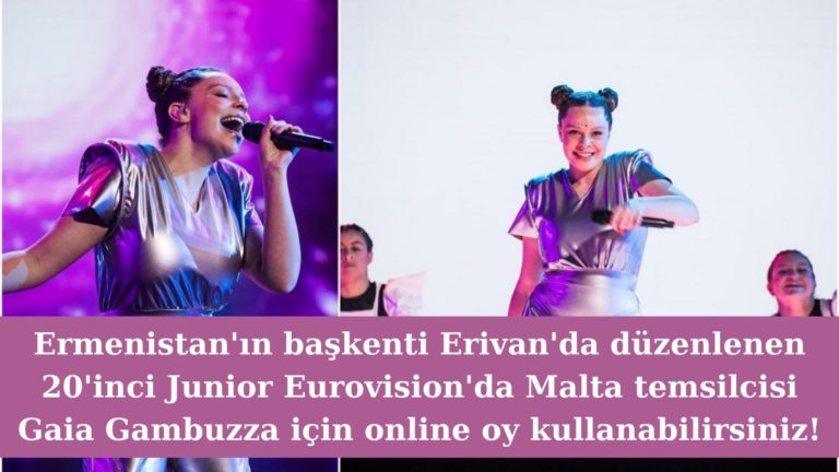 Junior Eurovision yarışmasında Malta için oy kullanabilirsiniz!