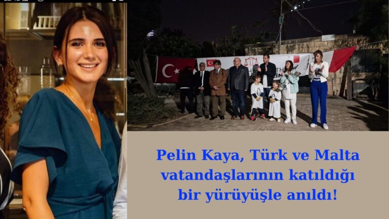 Pelin Kaya Türk ve Maltalıların katıldığı yürüyüşle anıldı!