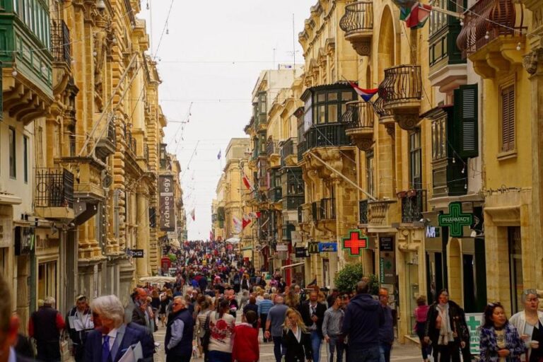 Malta’nın Nüfusu 542.000’e Ulaşıyor