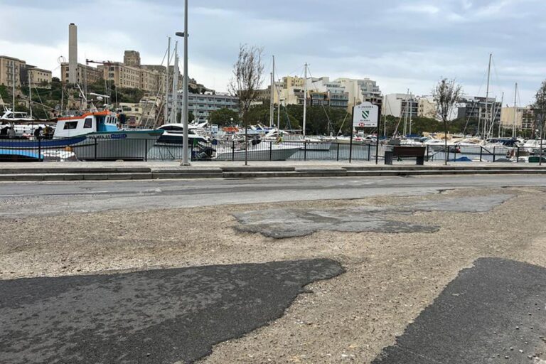 Msida Yol Çalışmaları, Beklenmedik Yağmur Nedeniyle Gecikti