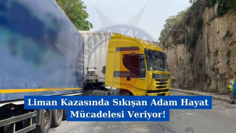 Liman Kazasında Sıkışan Adam Hayat Mücadelesi Veriyor!