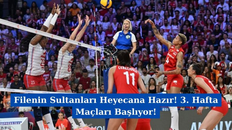 Filenin Sultanları Heyecana Hazır! 3. Hafta Maçları Başlıyor!