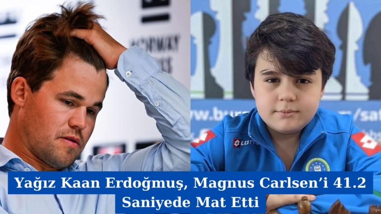 Yağız Kaan Erdoğmuş, Magnus Carlsen’i 41.2 Saniyede Mat Etti