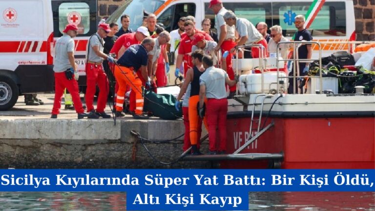 Sicilya Kıyılarında Süper Yat Battı: Bir Kişi Öldü, Altı Kişi Kayıp