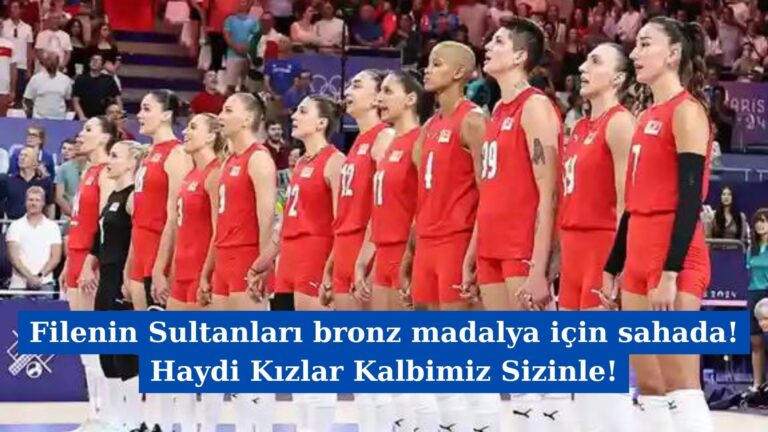 Filenin Sultanları bronz madalya için sahada! Haydi Kızlar Kalbimiz Sizinle!