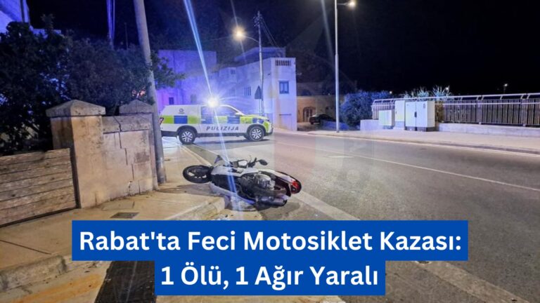 Rabat’ta Feci Motosiklet Kazası: 1 Ölü, 1 Ağır Yaralı