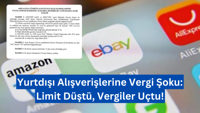 Yurtdışı Alışverişine Darbe: Limit Düştü, Vergiler Uçtu!