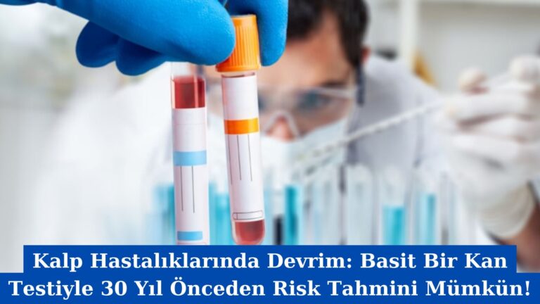 Kalp Hastalıklarında Devrim: Basit Bir Kan Testiyle 30 Yıl Önceden Risk Tahmini Mümkün!