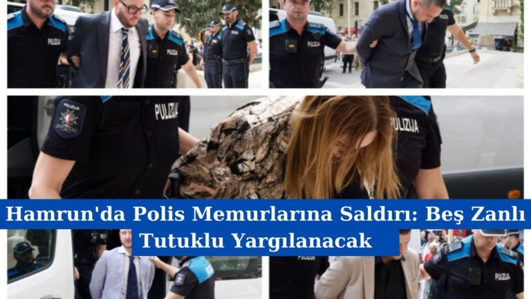 Hamrun’da Polis Memurlarına Saldırı: Beş Zanlı Tutuklu Yargılanacak