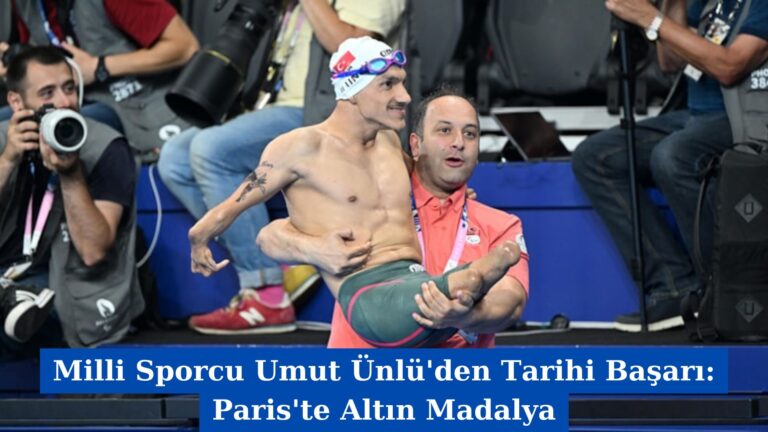 Milli Sporcu Umut Ünlü’den Tarihi Başarı: Paris’te Altın Madalya