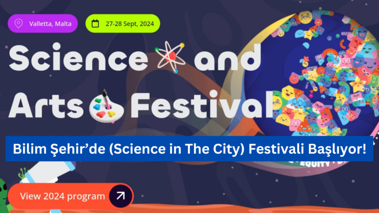 Bilim Şehir’de (Science in The City) Festivali Başlıyor!