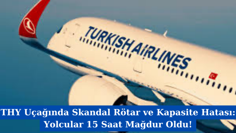 THY Uçağında Skandal Rötar ve Kapasite Hatası: Yolcular 15 Saat Mağdur Oldu!