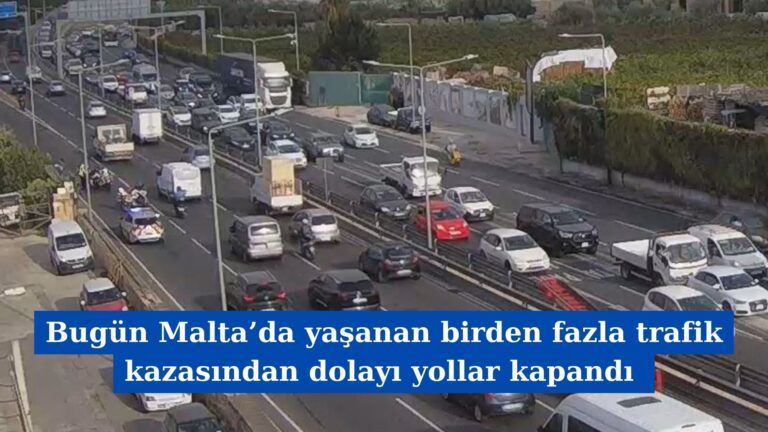 Bugün Malta’da yaşanan birden fazla trafik kazasından dolayı yollar kapandı