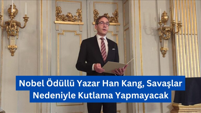 Nobel Ödüllü Yazar Han Kang, Savaşlar Nedeniyle Kutlama Yapmayacak