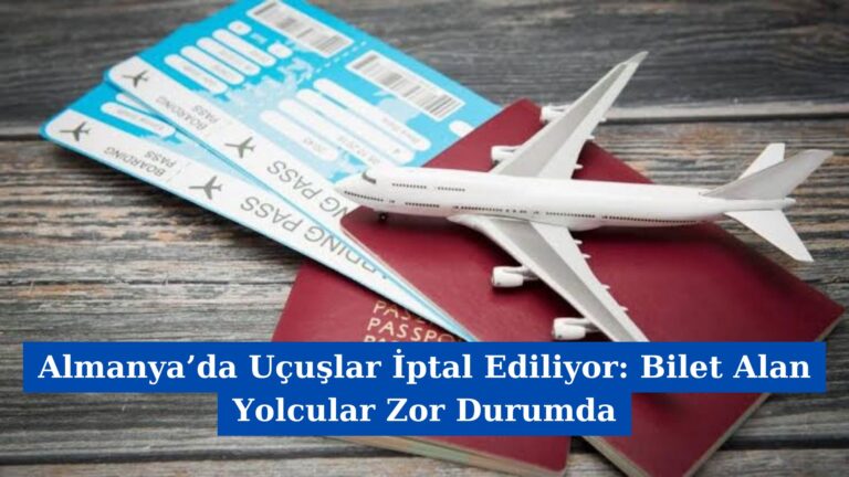 Almanya’da Uçuşlar İptal Ediliyor: Bilet Alan Yolcular Zor Durumda