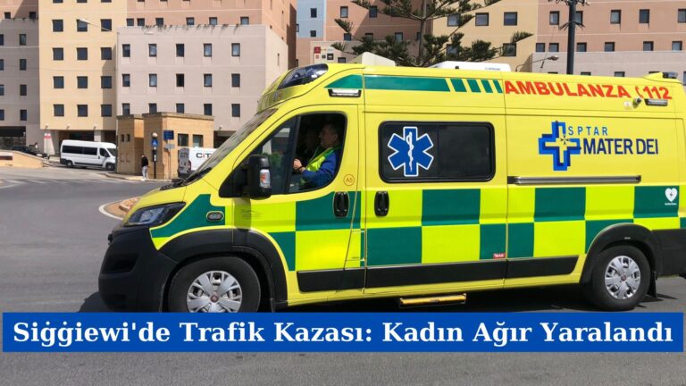 Siġġiewi’de Trafik Kazası: Kadın Ağır Yaralandı