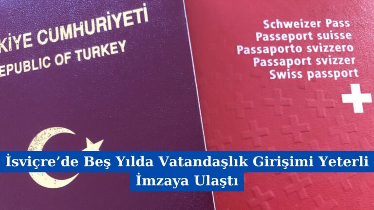 İsviçre’de Beş Yılda Vatandaşlık Girişimi Yeterli İmzaya Ulaştı